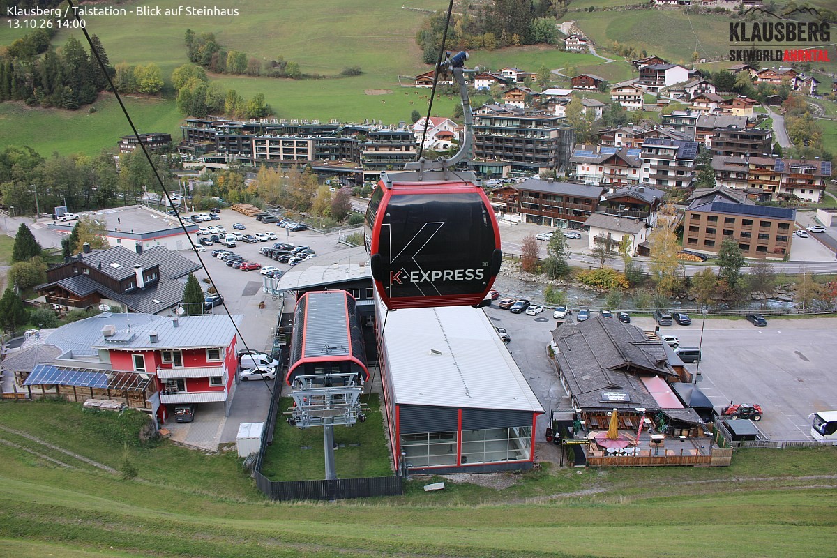 Archived image Webcam Klausberg gondola, Cadipietra/Steinhaus
