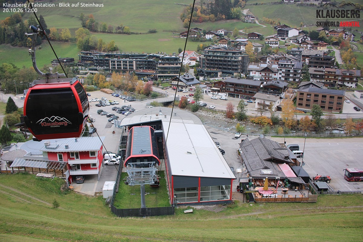 Archived image Webcam Klausberg gondola, Cadipietra/Steinhaus