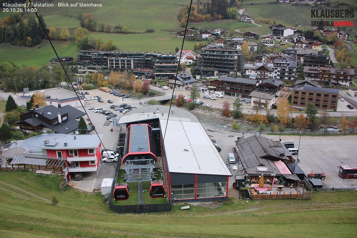 Archived image Webcam Klausberg gondola, Cadipietra/Steinhaus