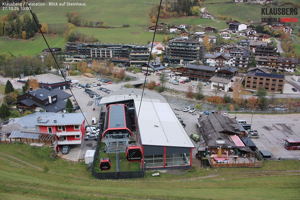 Archived image Webcam Klausberg gondola, Cadipietra/Steinhaus