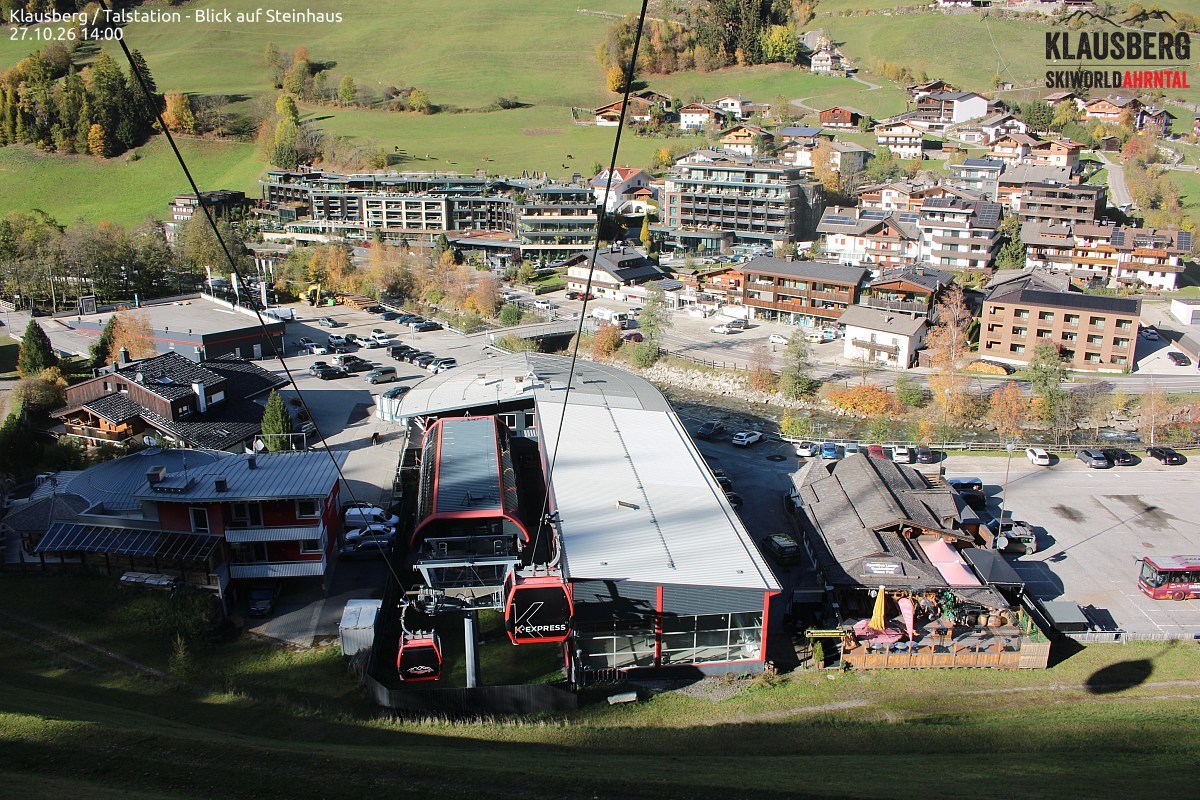 Archived image Webcam Klausberg gondola, Cadipietra/Steinhaus