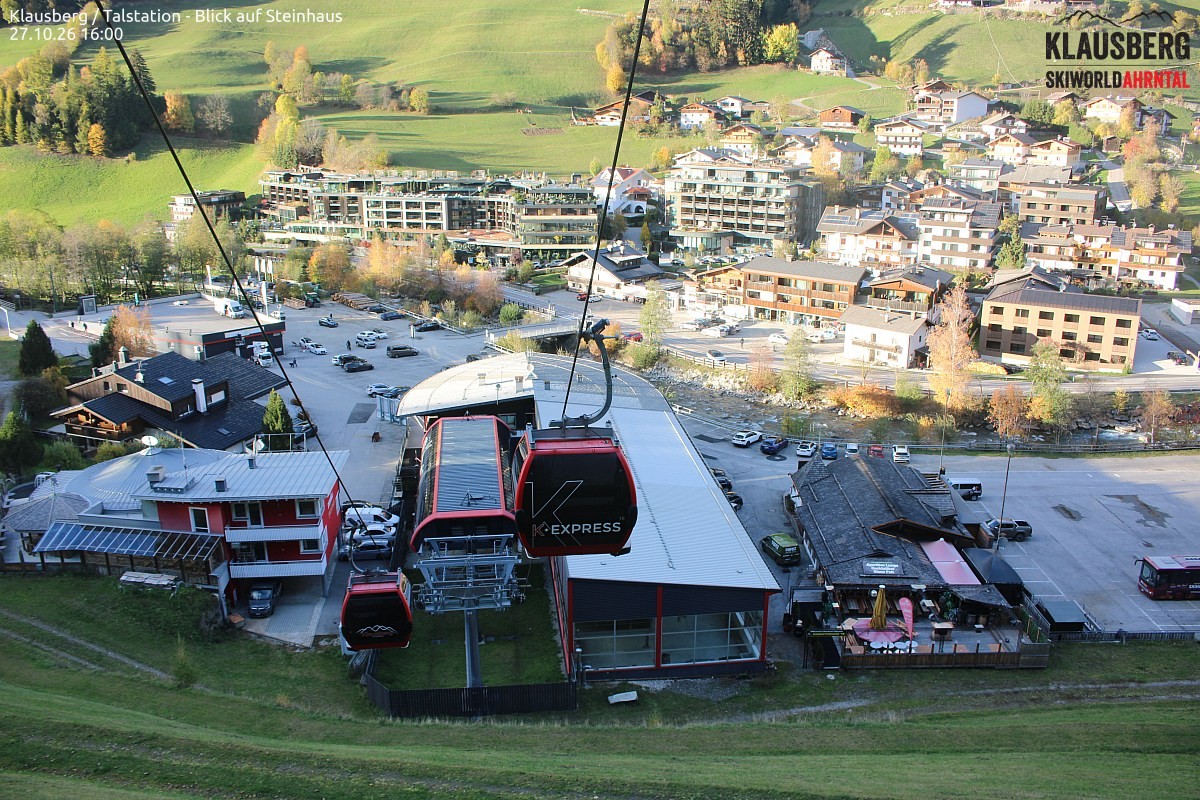 Archived image Webcam Klausberg gondola, Cadipietra/Steinhaus