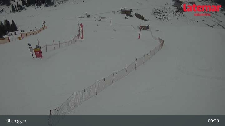 Archived image Webcam Obereggen: Terrain Park