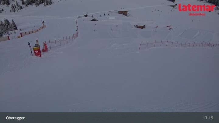 Archived image Webcam Obereggen: Terrain Park