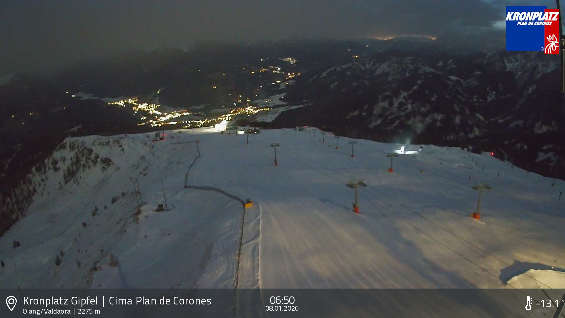 Archived image Webcam Olang, South Tyrol