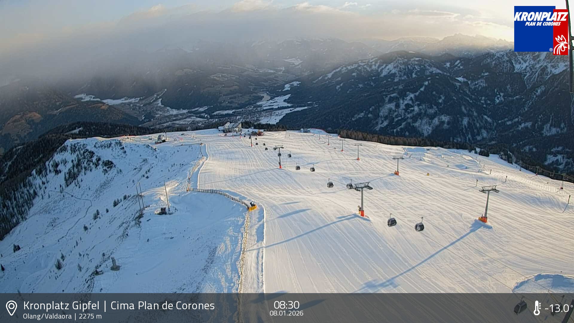 Archived image Webcam Olang, South Tyrol