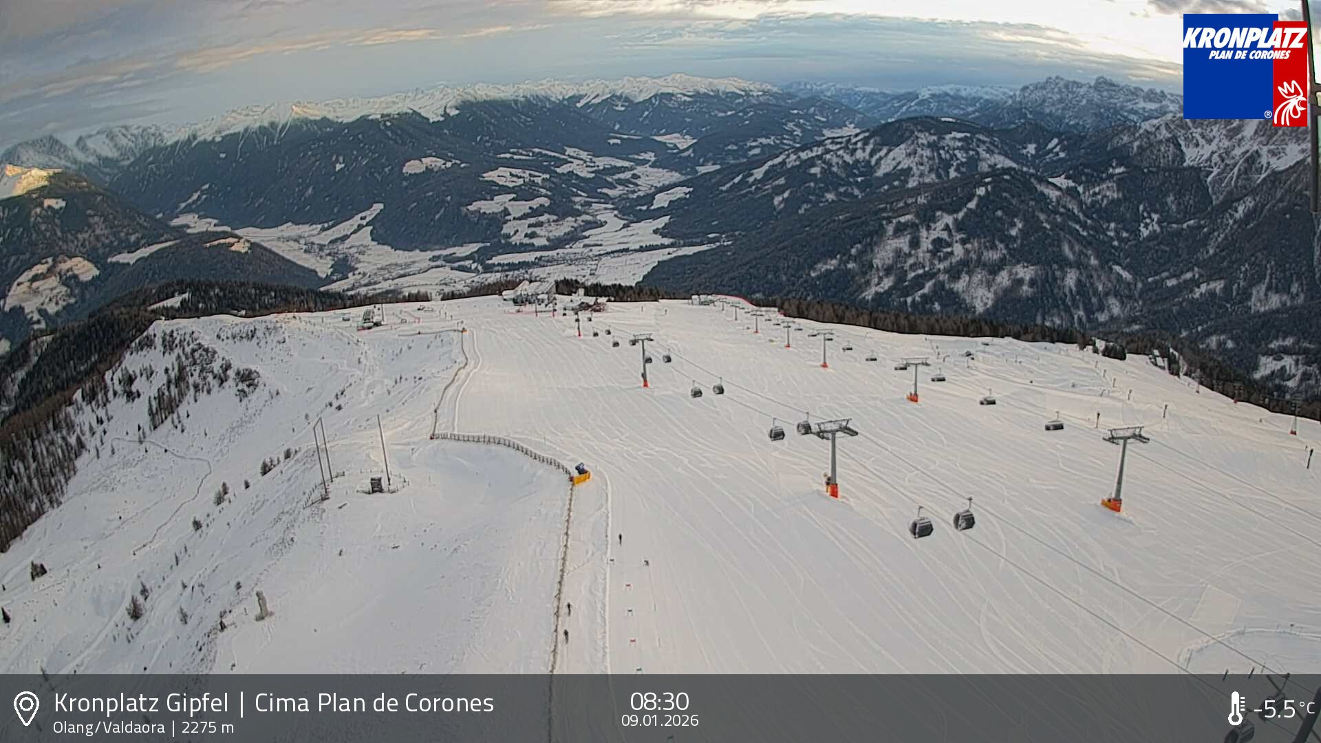 Archiv Foto Webcam Olang, Südtirol