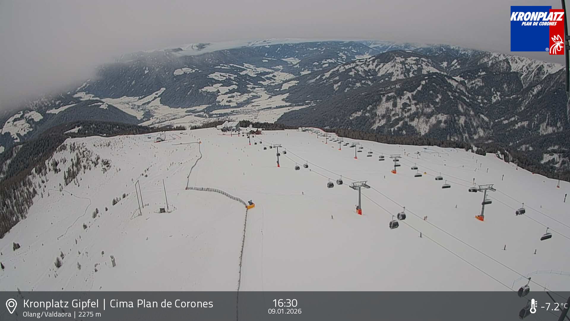 Archiv Foto Webcam Olang, Südtirol