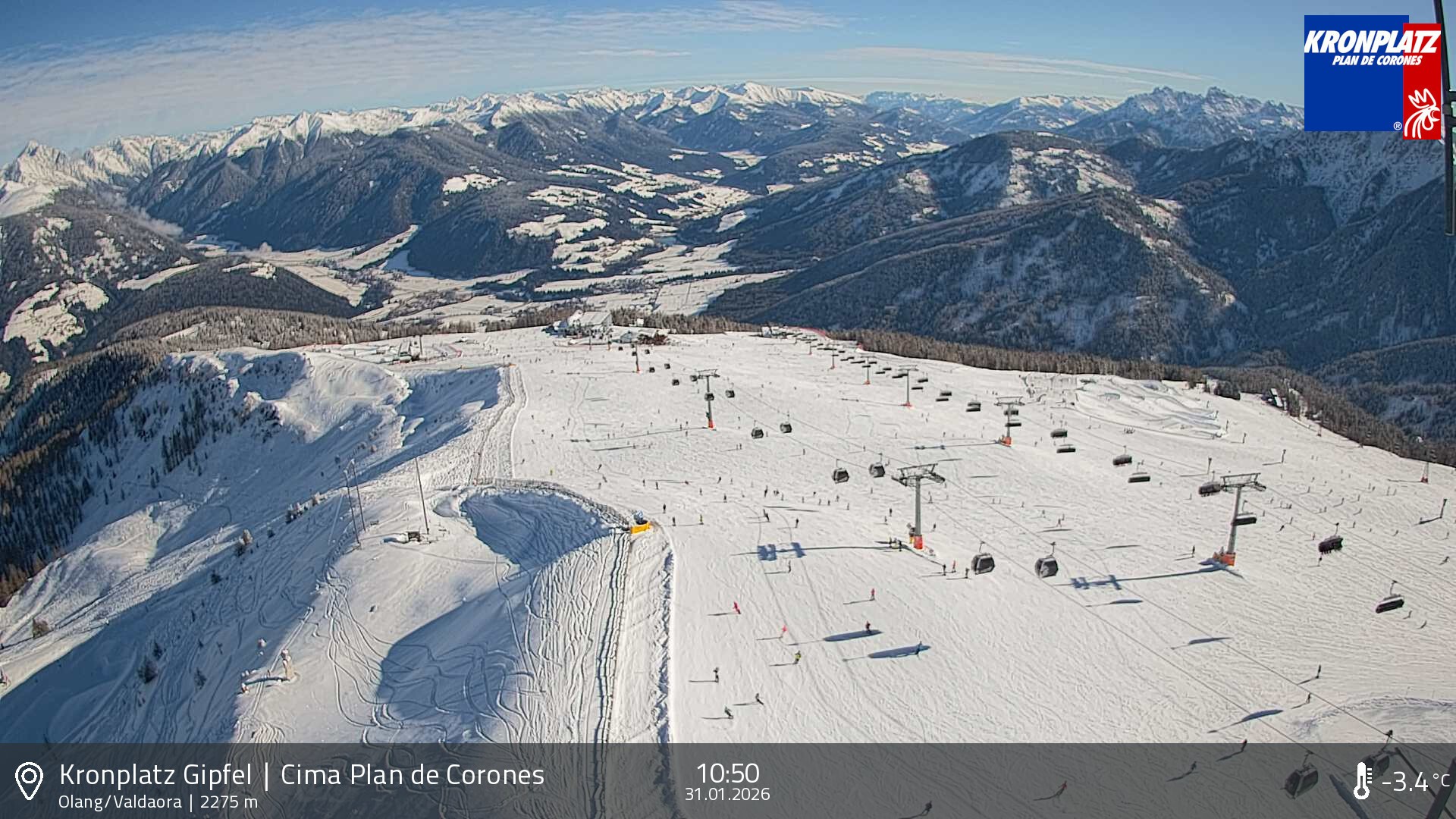 Archiv Foto Webcam Olang, Südtirol