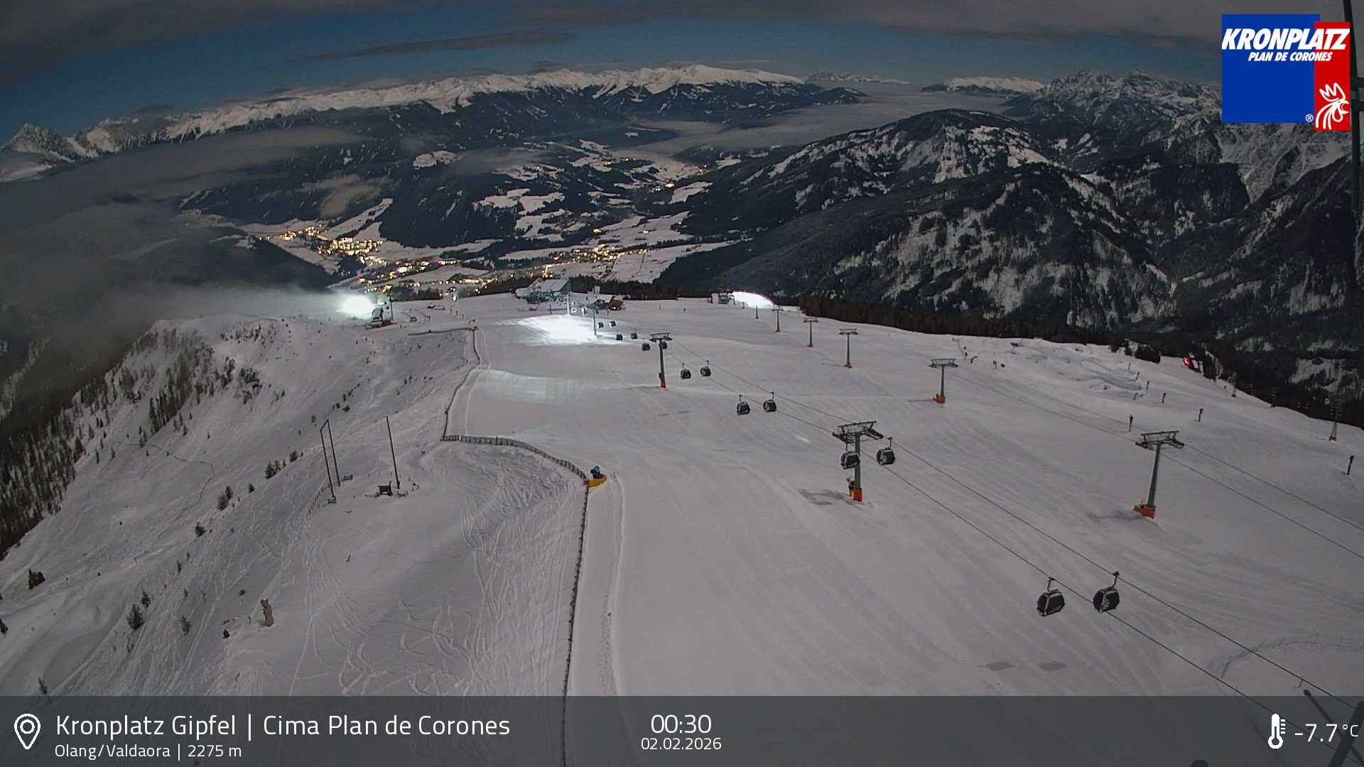 Archiv Foto Webcam Olang, Südtirol