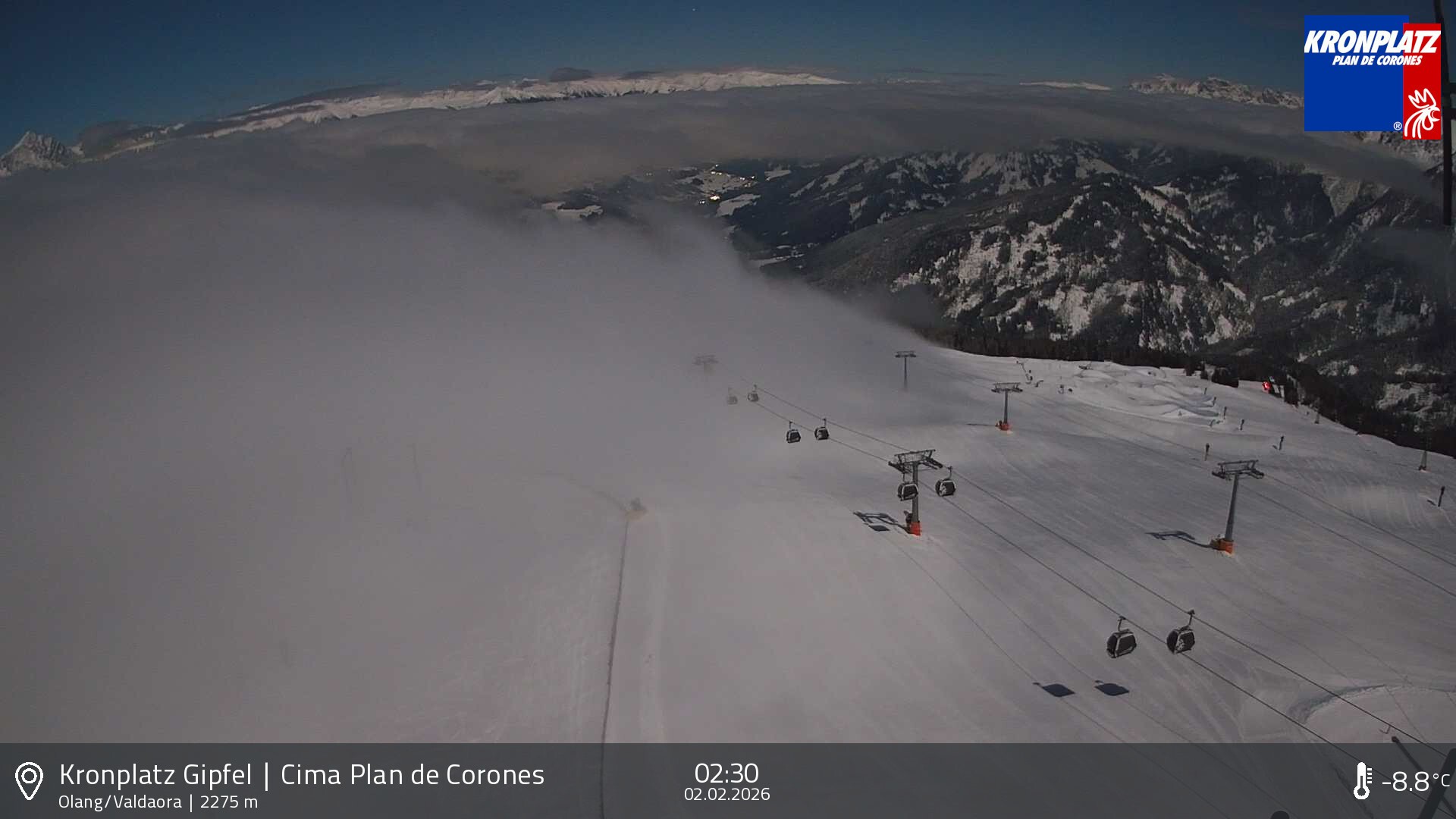 Archiv Foto Webcam Olang, Südtirol