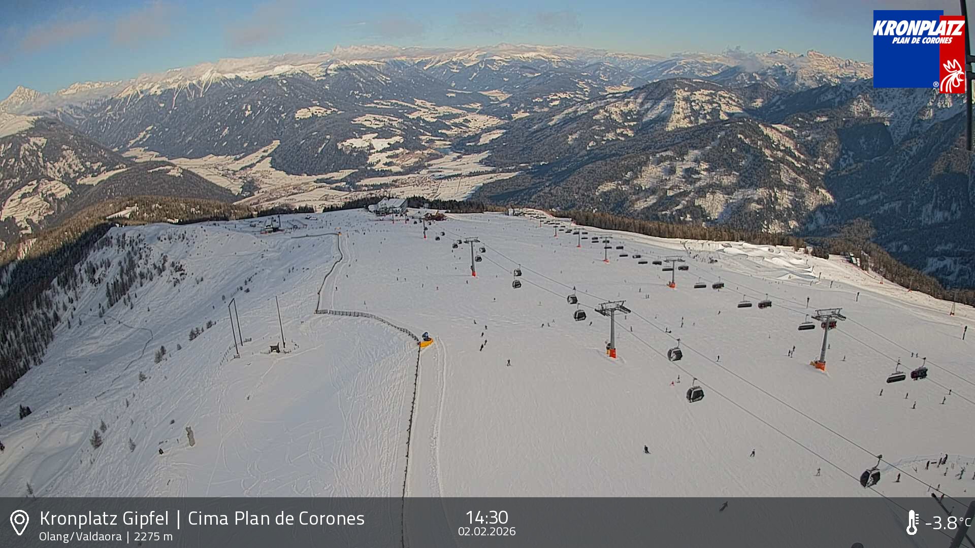 Archiv Foto Webcam Olang, Südtirol