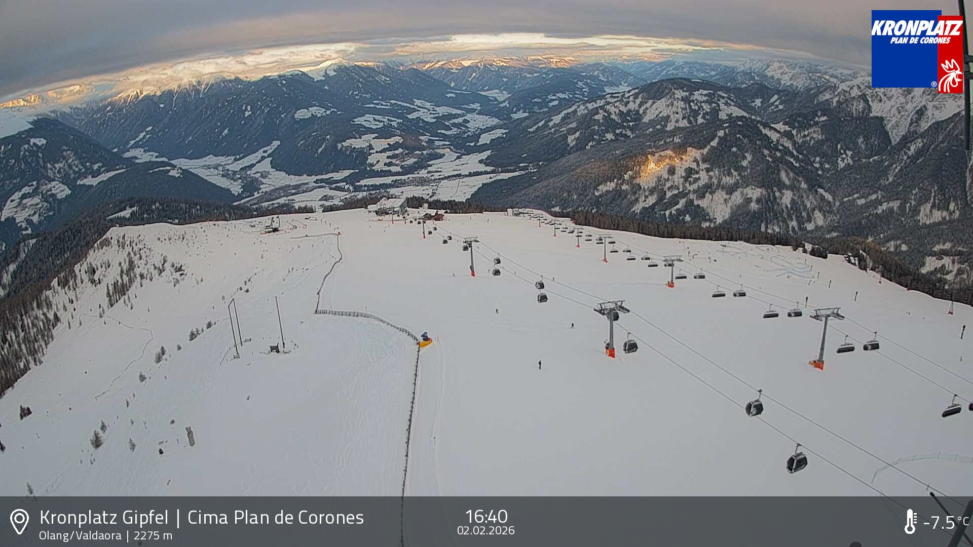 Archiv Foto Webcam Olang, Südtirol