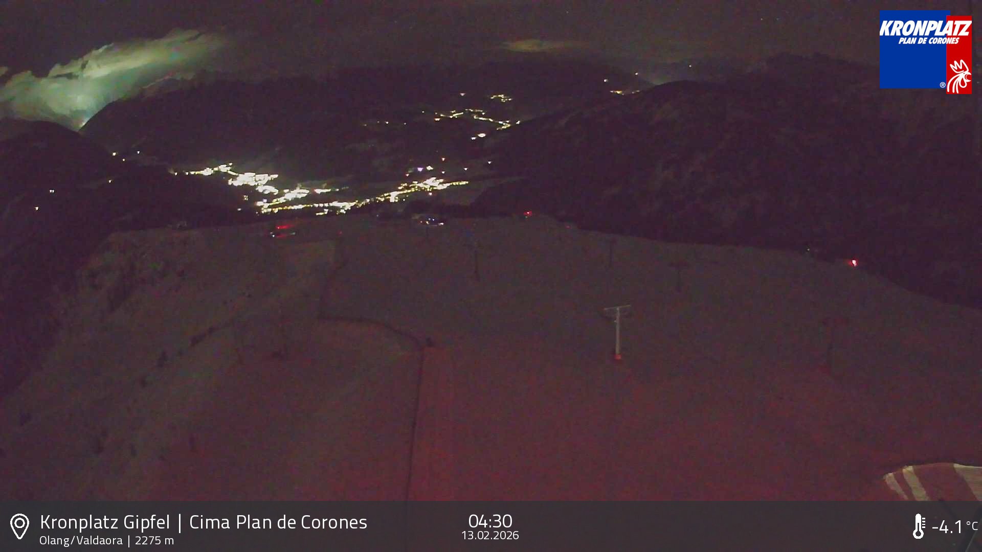 Archived image Webcam Olang, South Tyrol