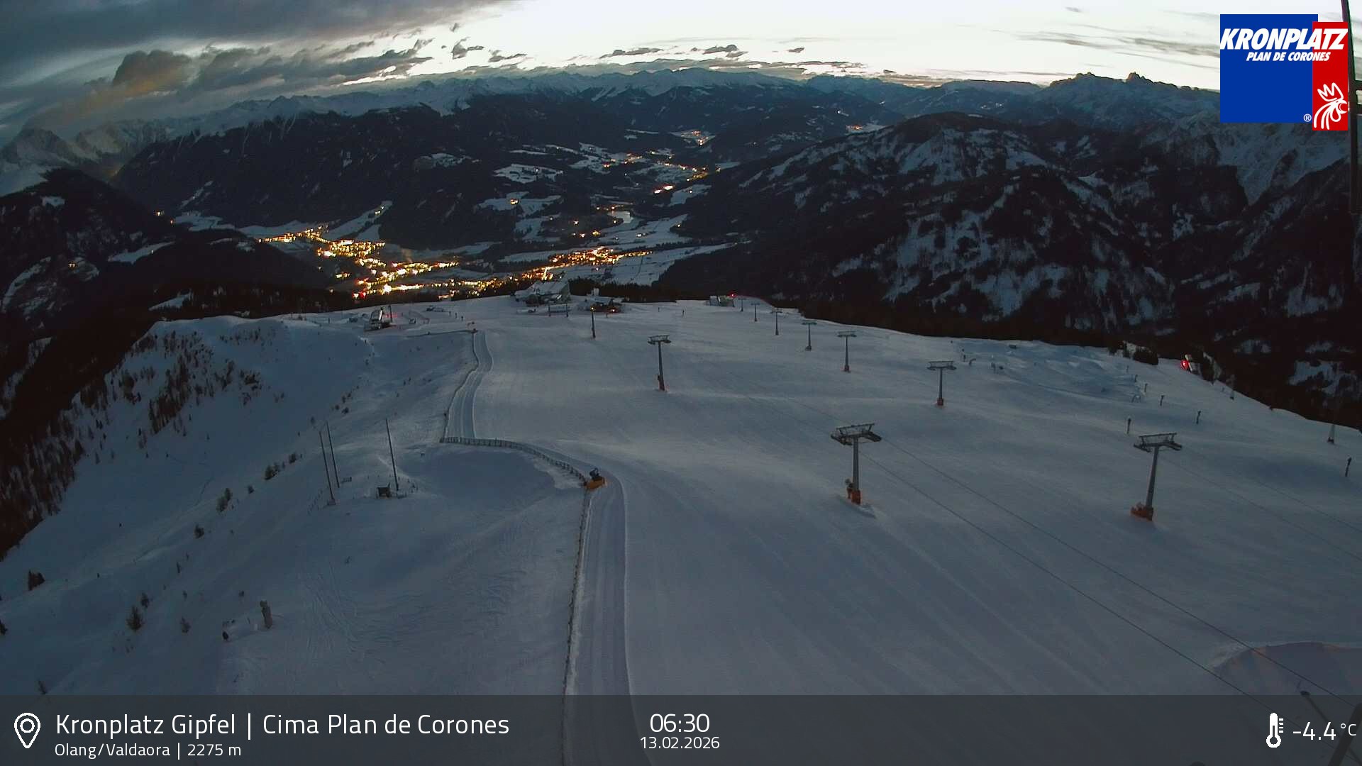 Archived image Webcam Olang, South Tyrol