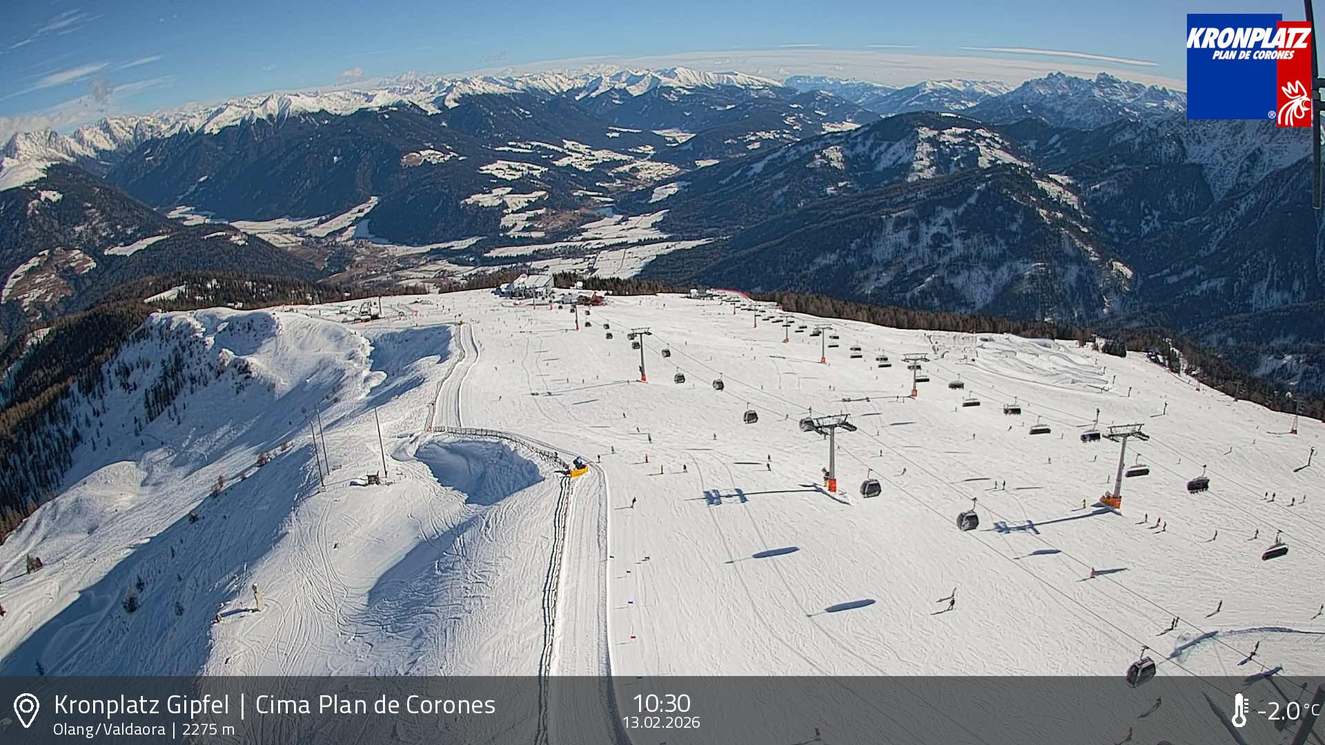 Archived image Webcam Olang, South Tyrol