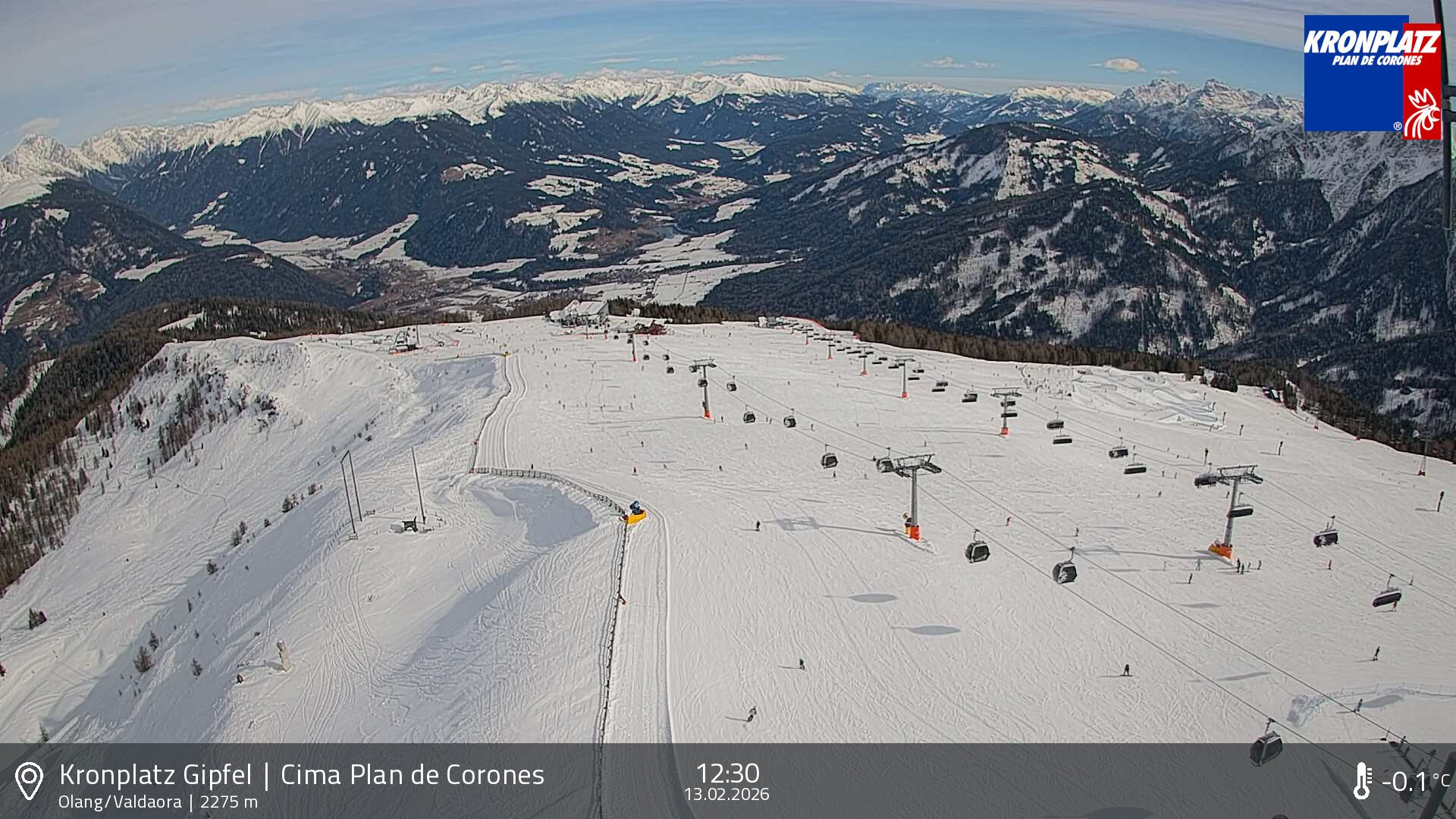 Archived image Webcam Olang, South Tyrol