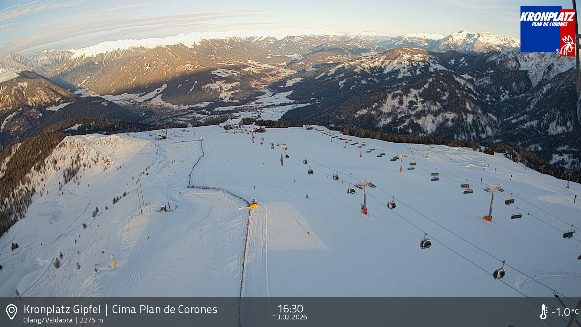 Archived image Webcam Olang, South Tyrol