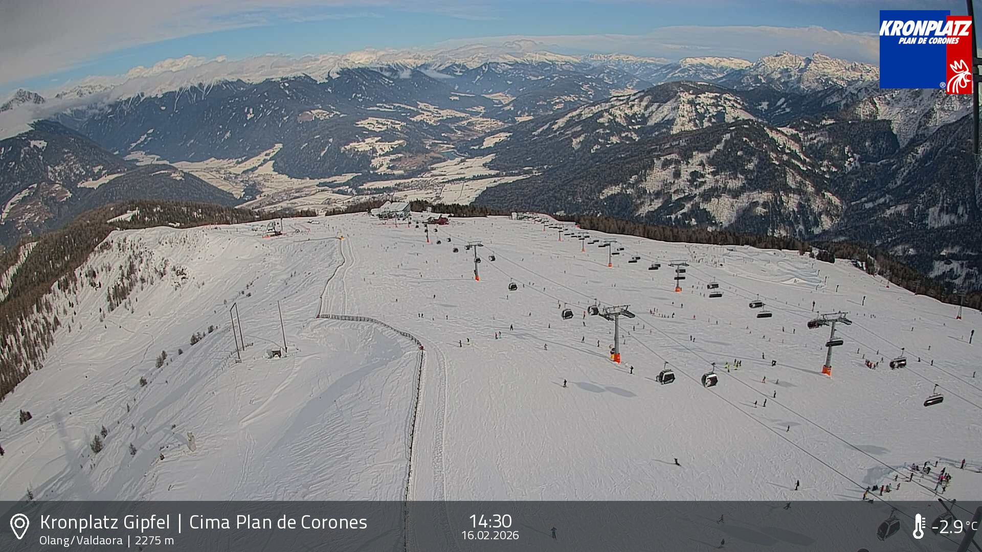 Archiv Foto Webcam Olang, Südtirol