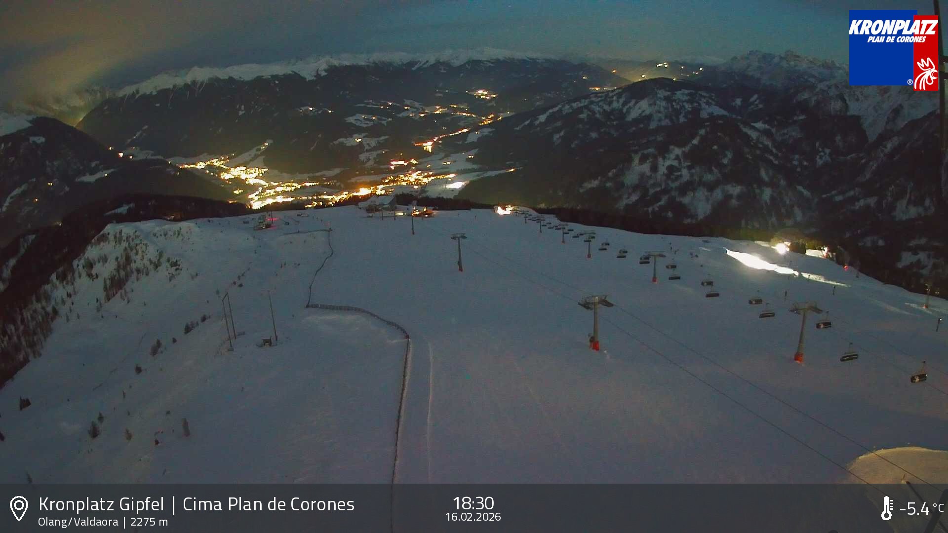 Archiv Foto Webcam Olang, Südtirol