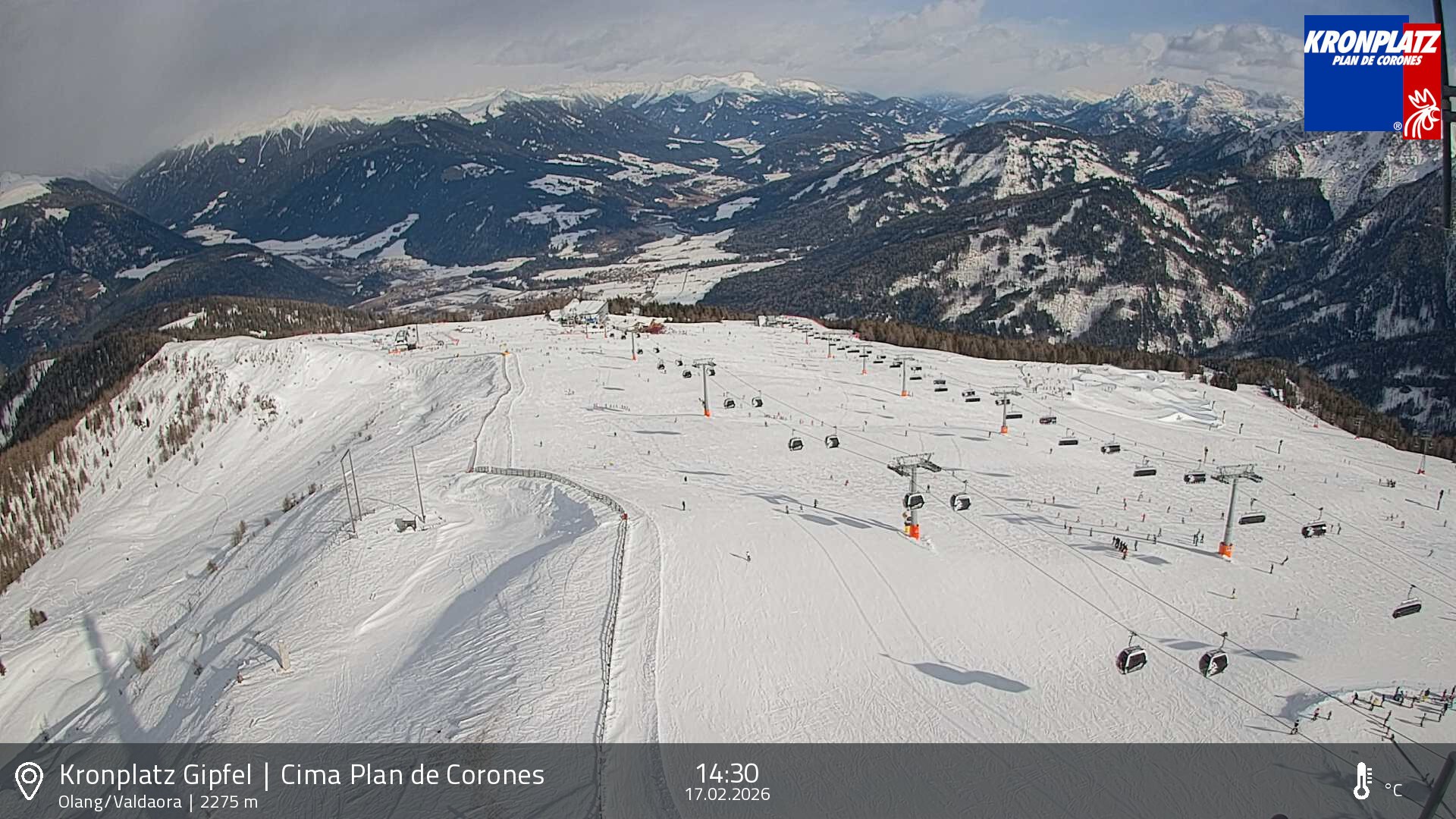 Archiv Foto Webcam Olang, Südtirol