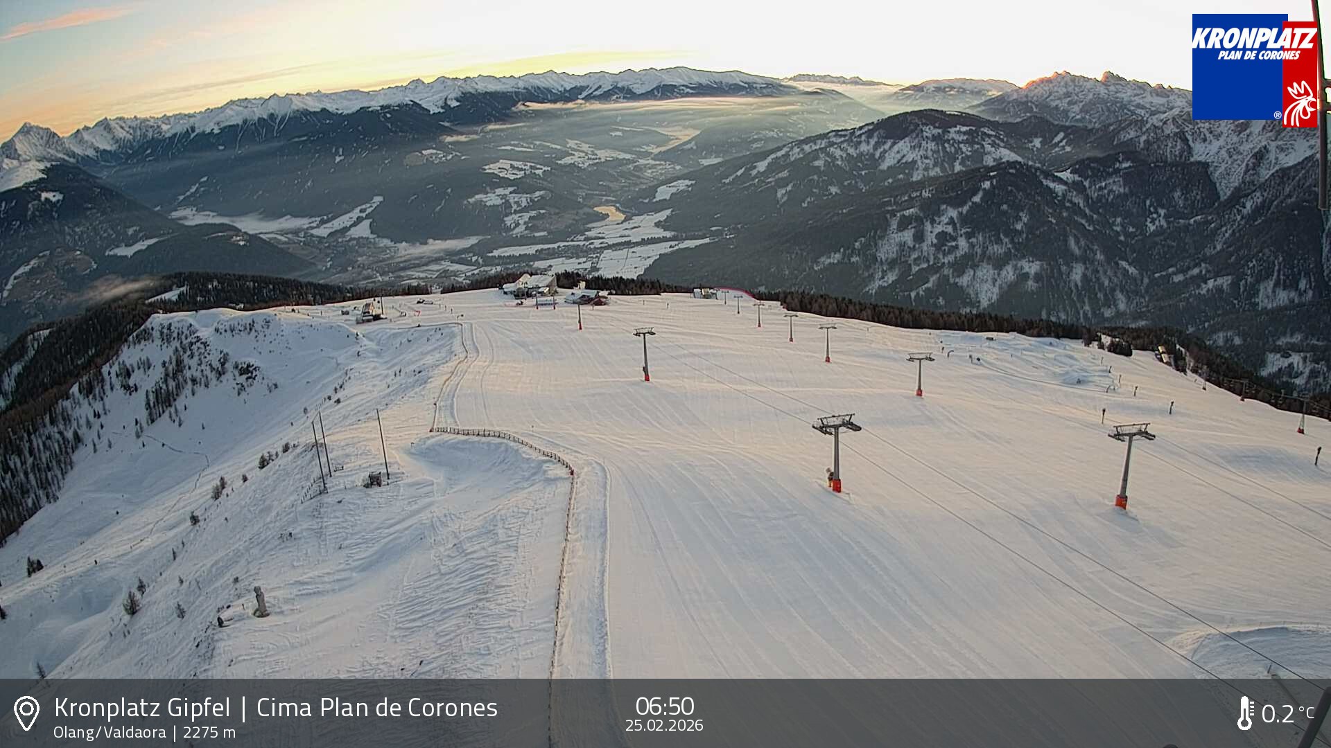 Archiv Foto Webcam Olang, Südtirol