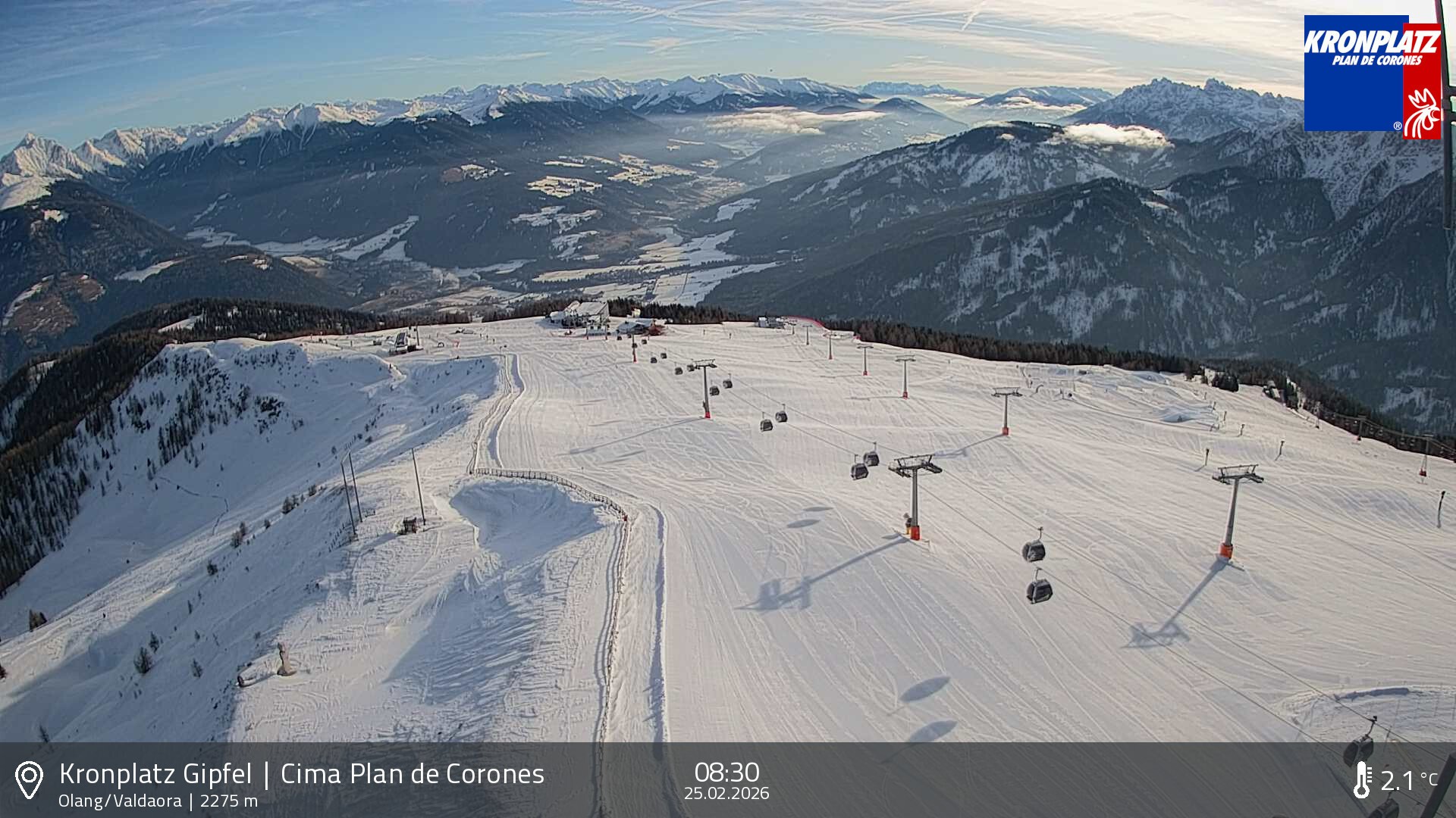 Archiv Foto Webcam Olang, Südtirol