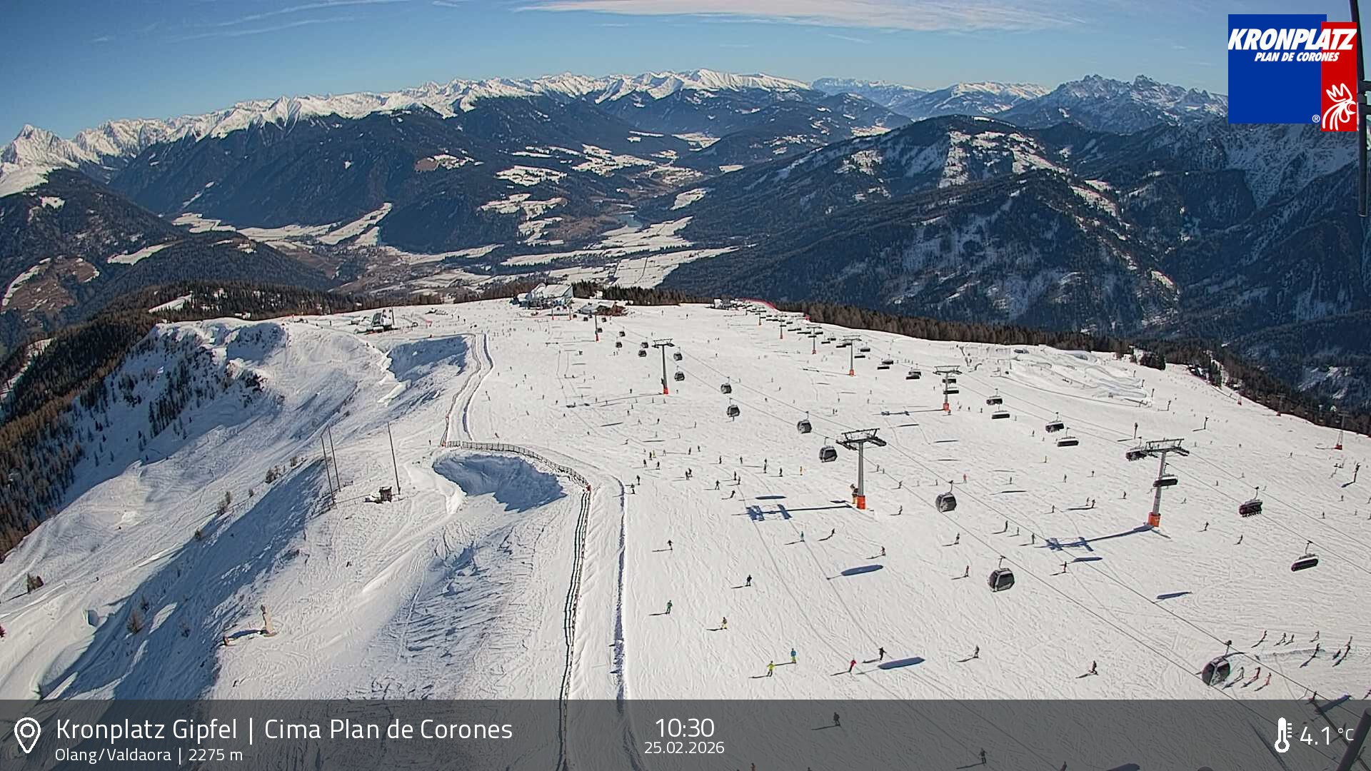 Archiv Foto Webcam Olang, Südtirol