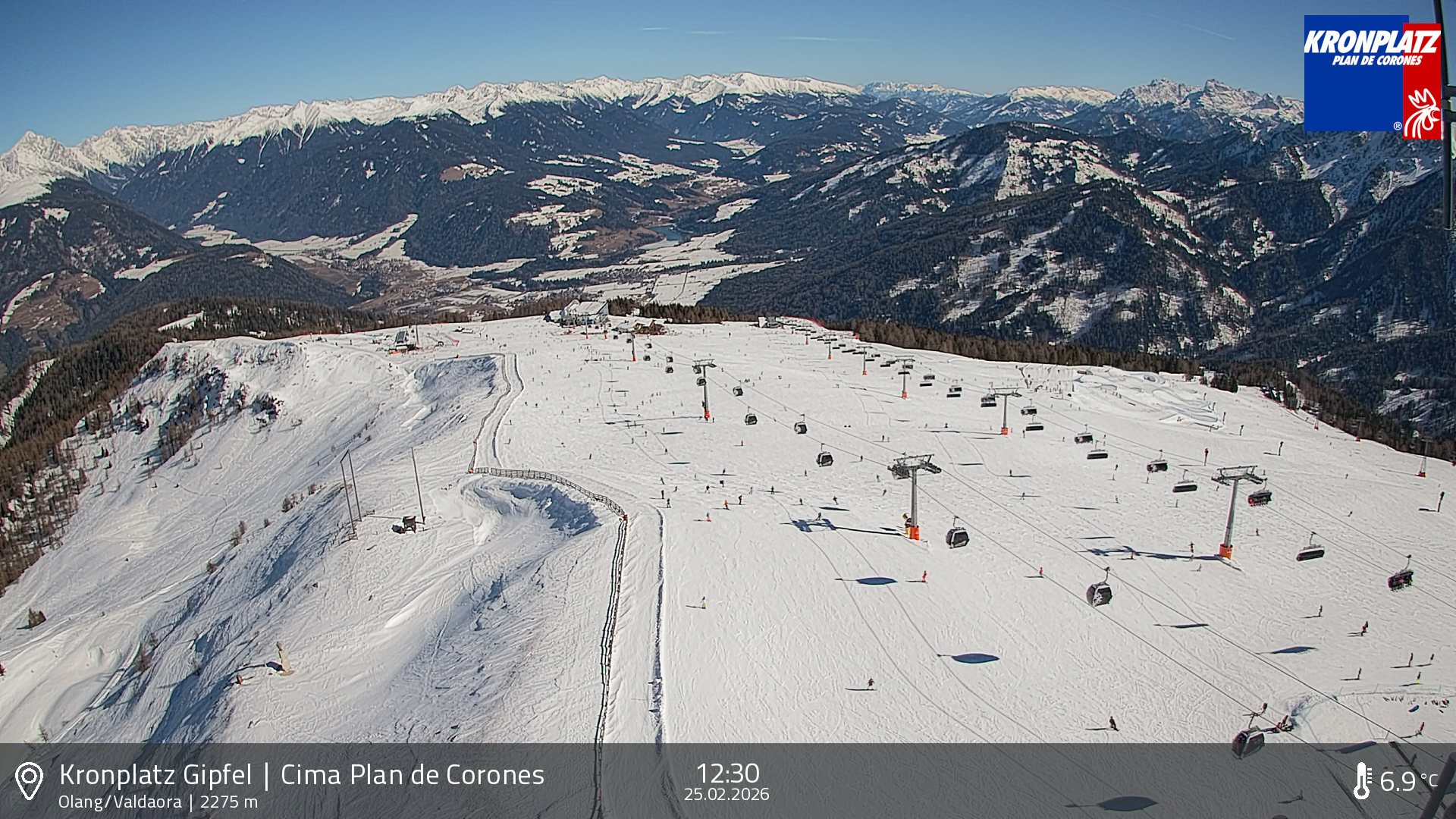 Archiv Foto Webcam Olang, Südtirol