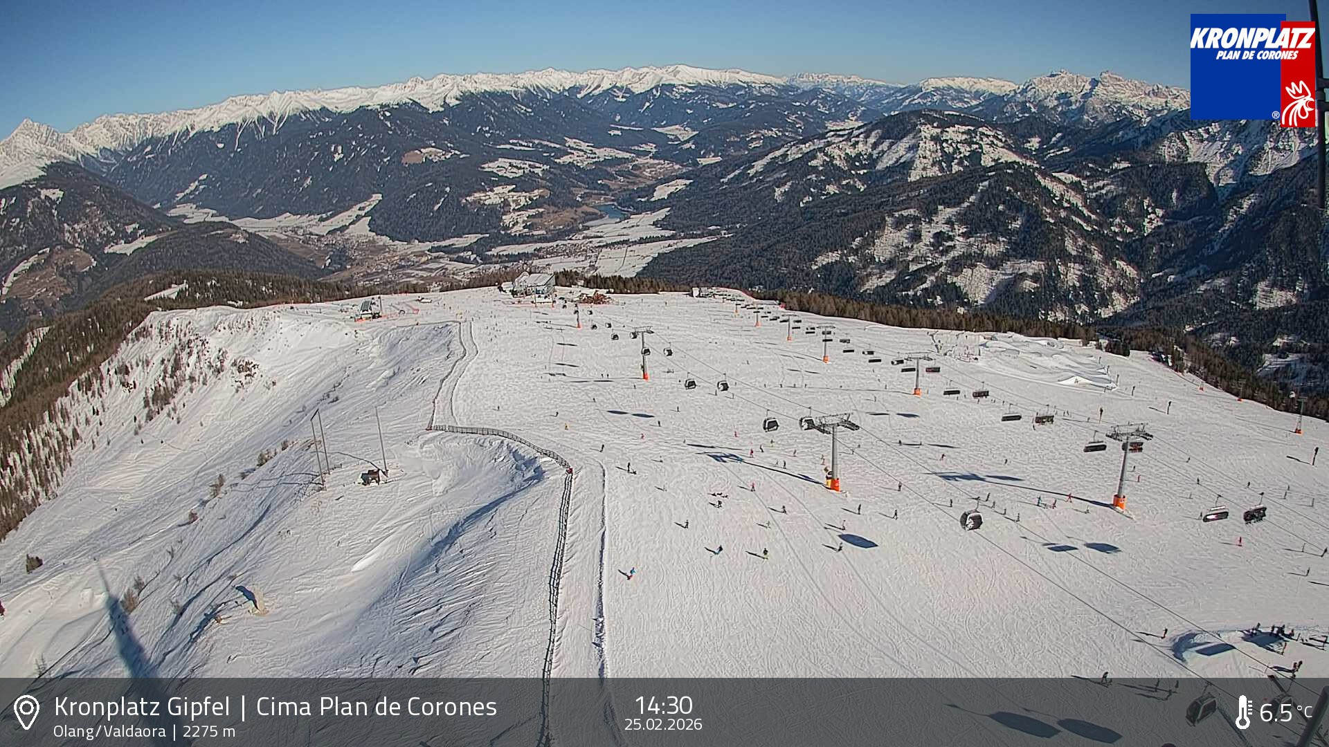 Archiv Foto Webcam Olang, Südtirol