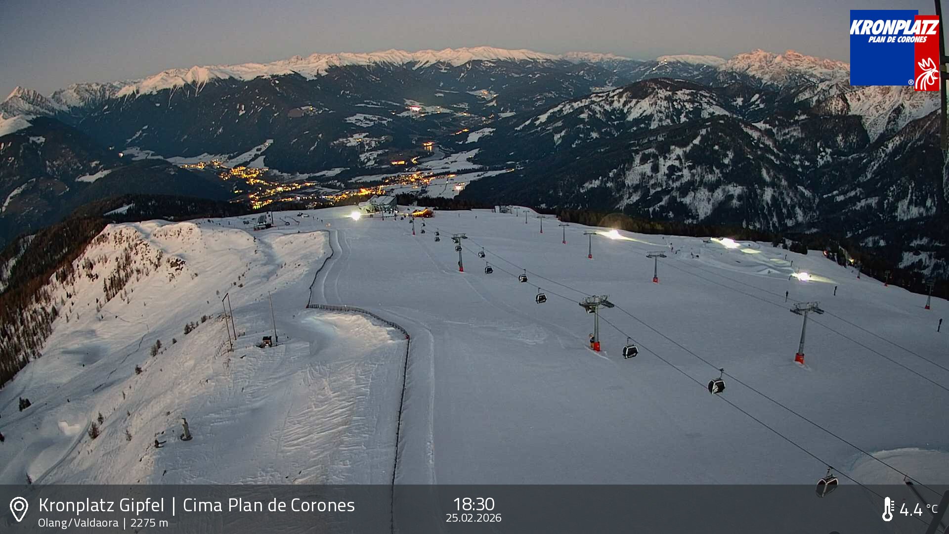 Archiv Foto Webcam Olang, Südtirol