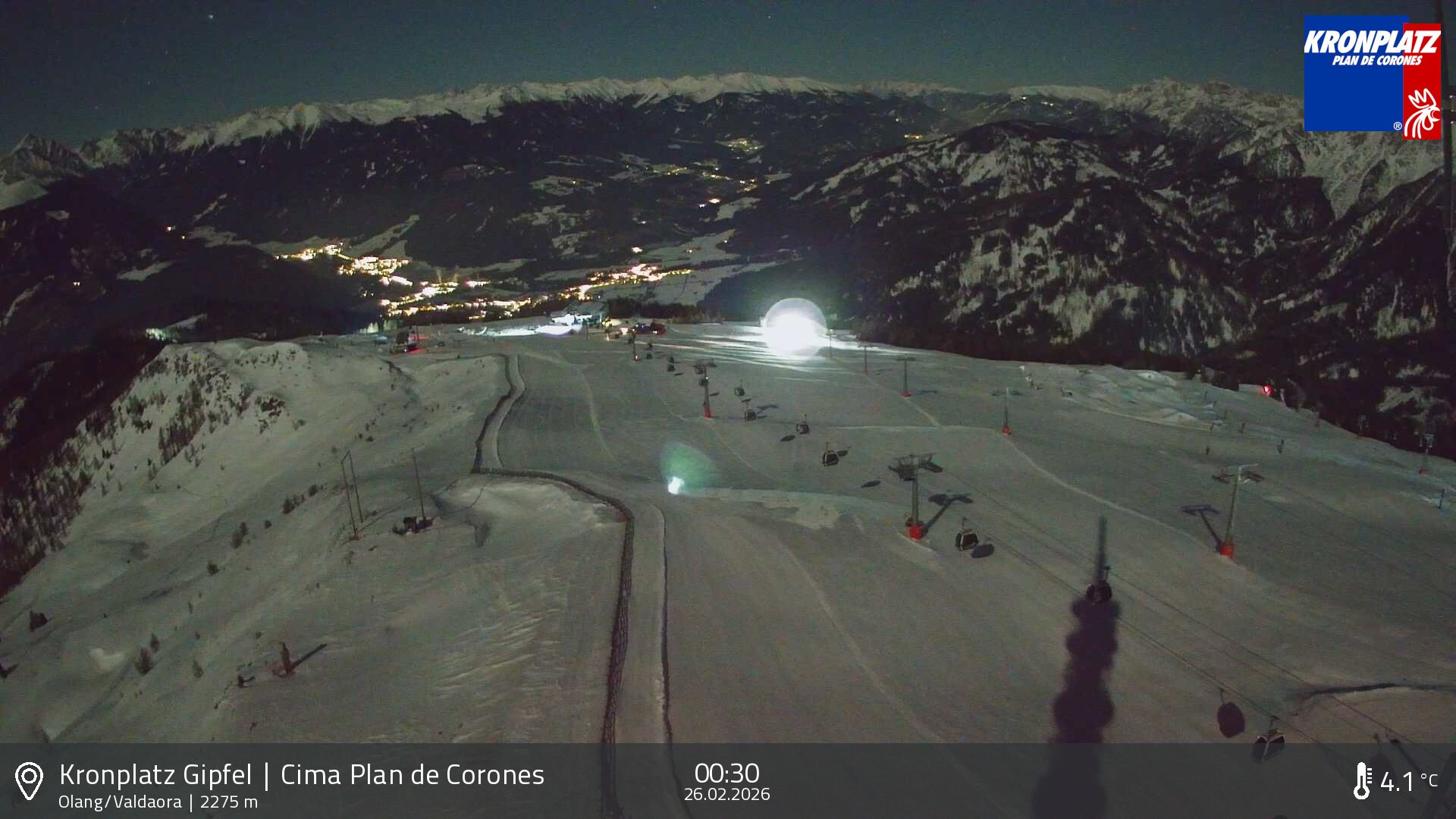 Archived image Webcam Olang, South Tyrol