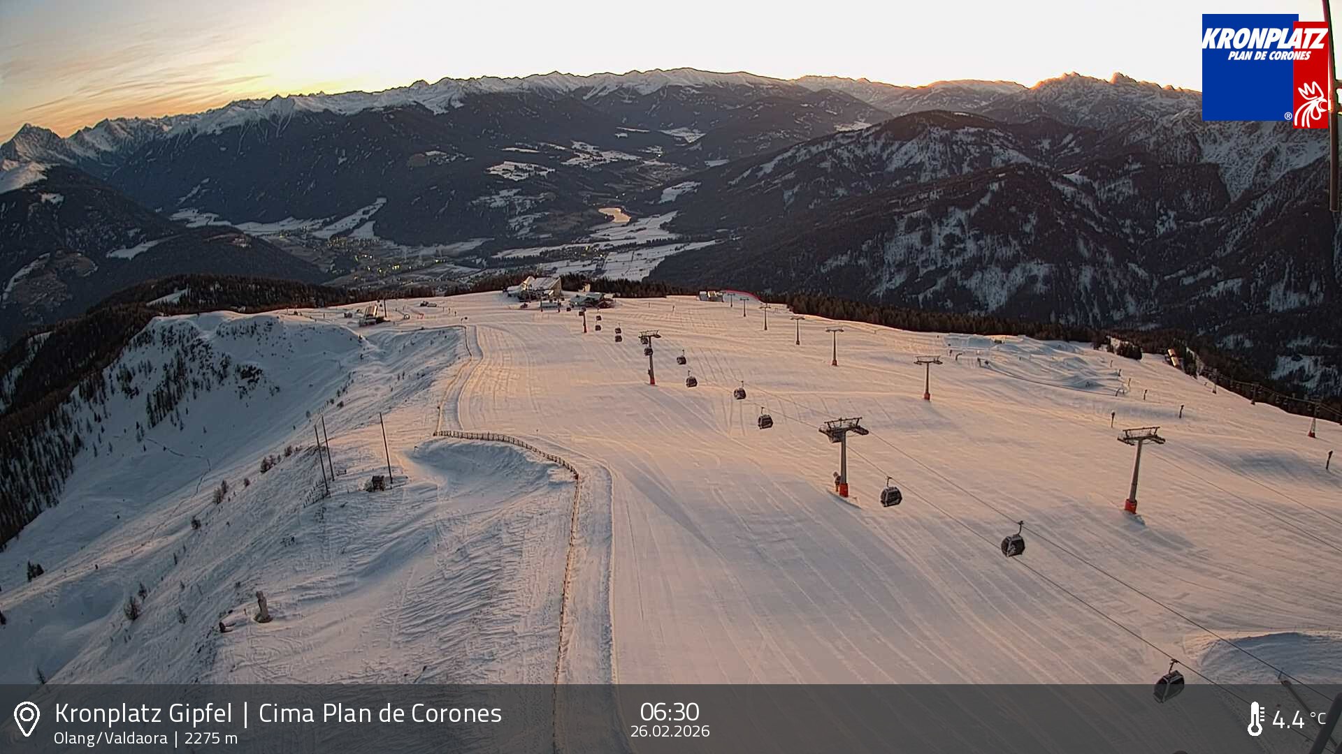 Archived image Webcam Olang, South Tyrol