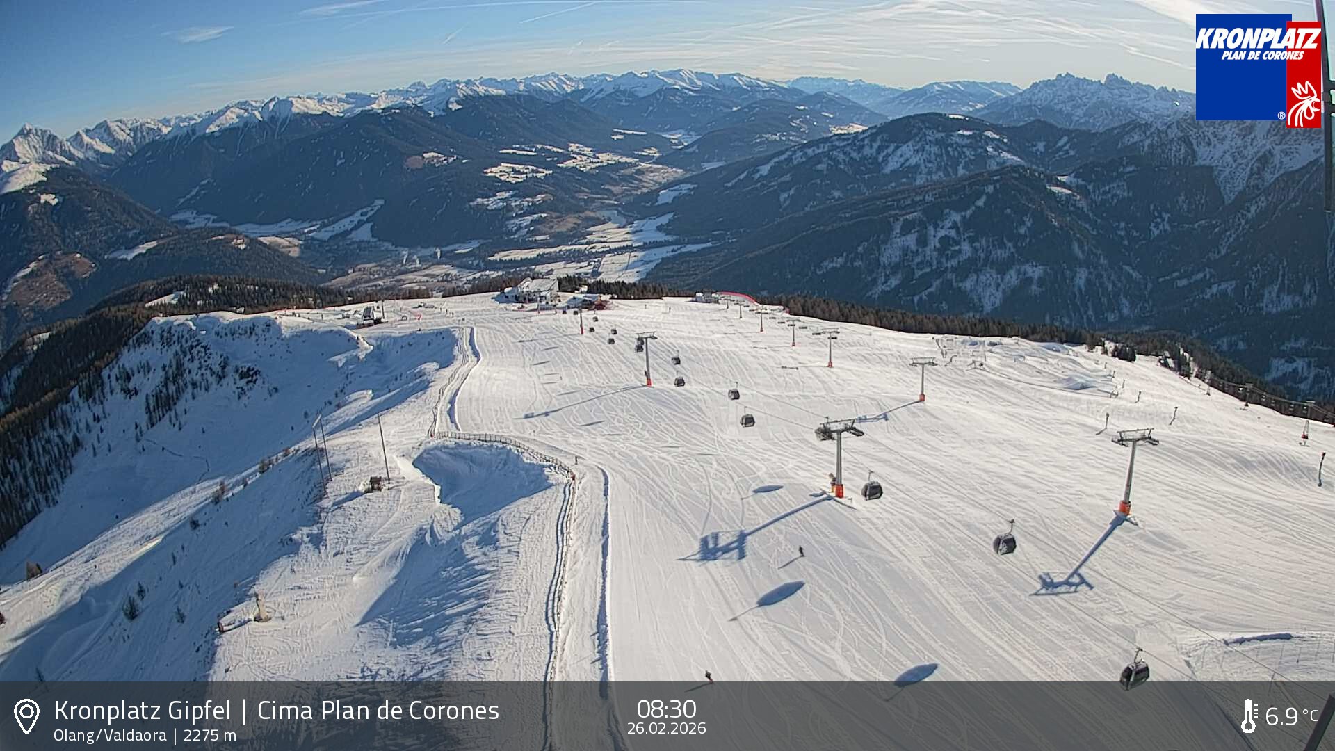 Archived image Webcam Olang, South Tyrol