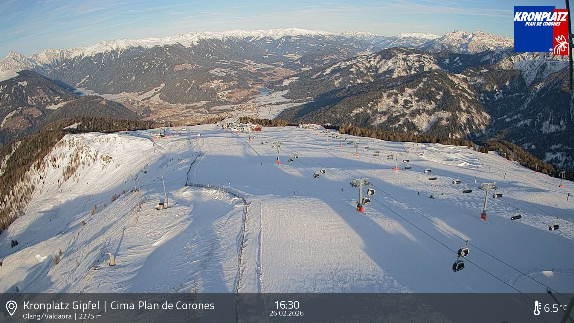 Archived image Webcam Olang, South Tyrol