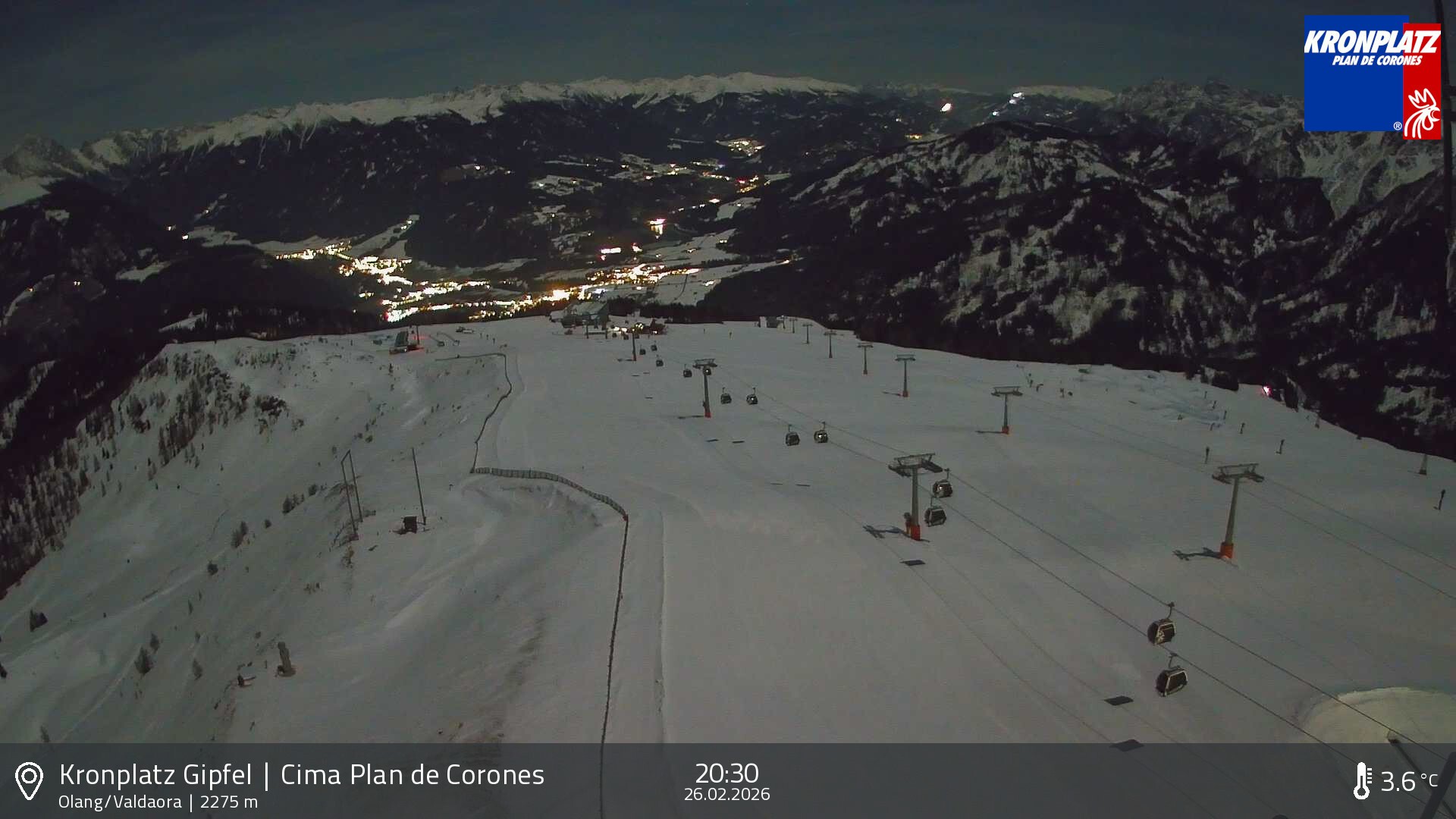 Archived image Webcam Olang, South Tyrol