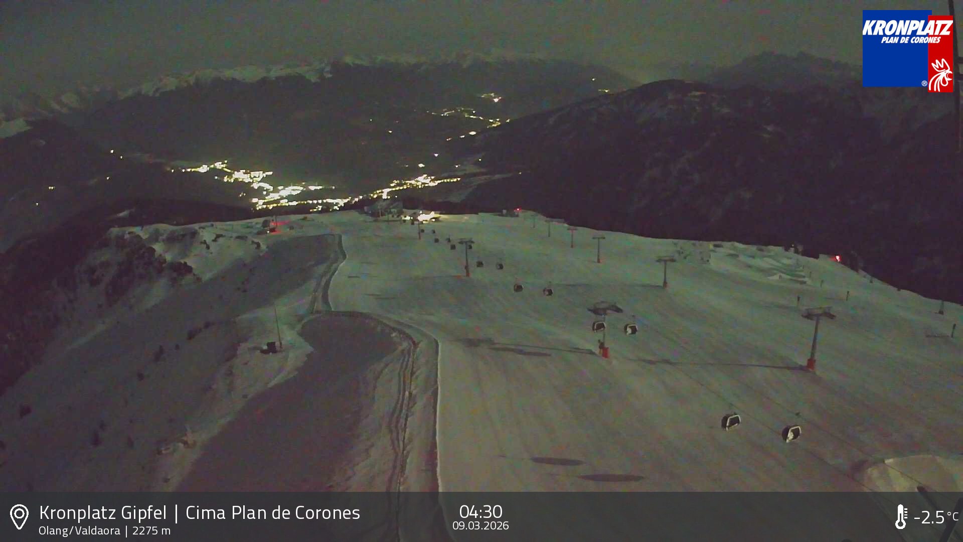 Archiv Foto Webcam Olang, Südtirol