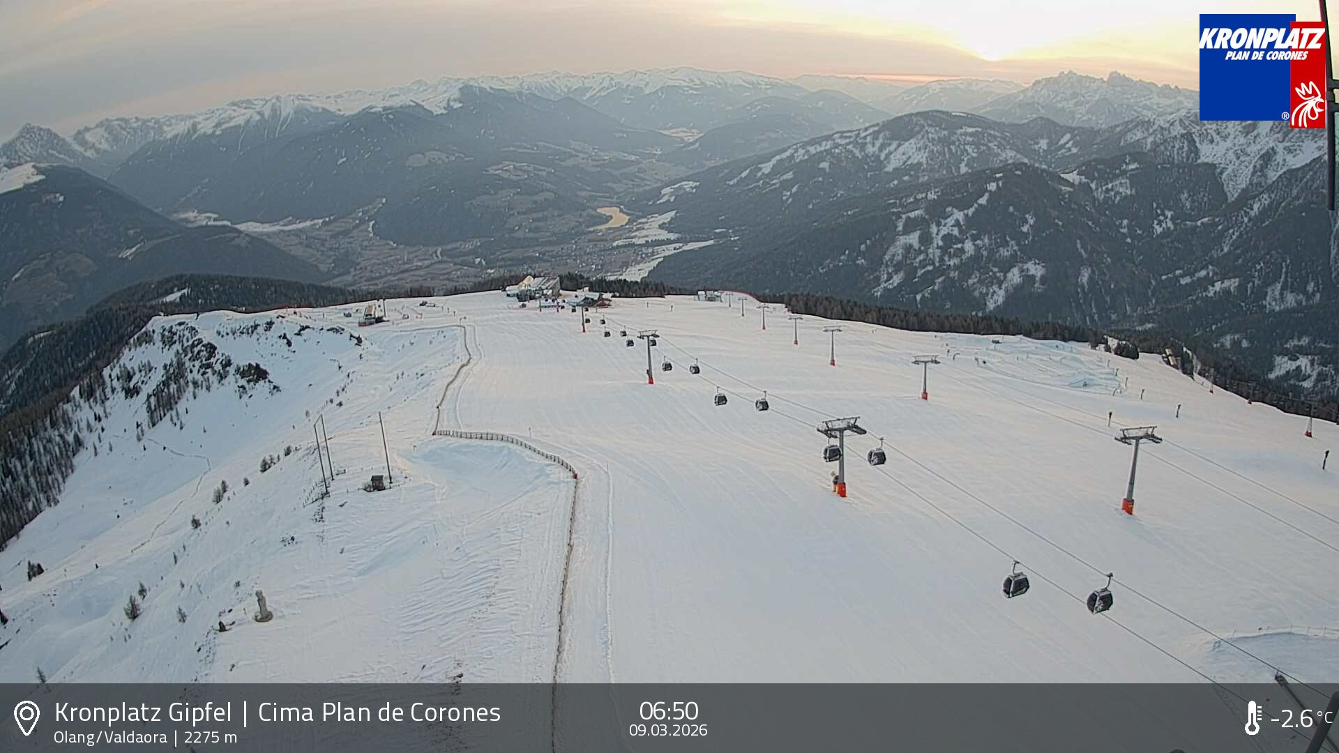 Archiv Foto Webcam Olang, Südtirol