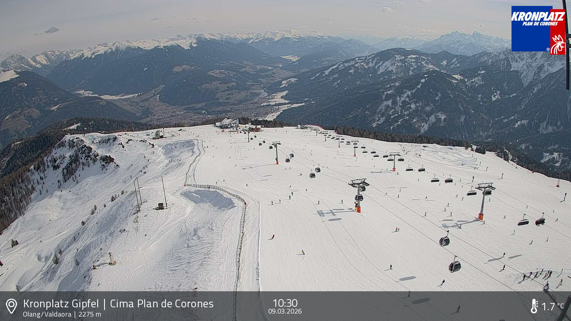 Archiv Foto Webcam Olang, Südtirol