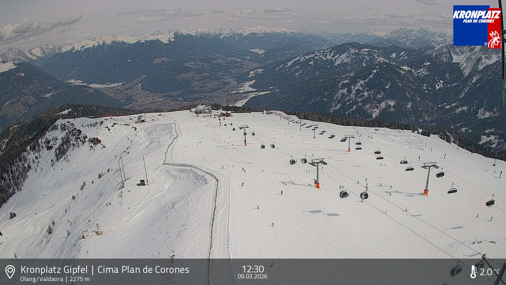 Archiv Foto Webcam Olang, Südtirol