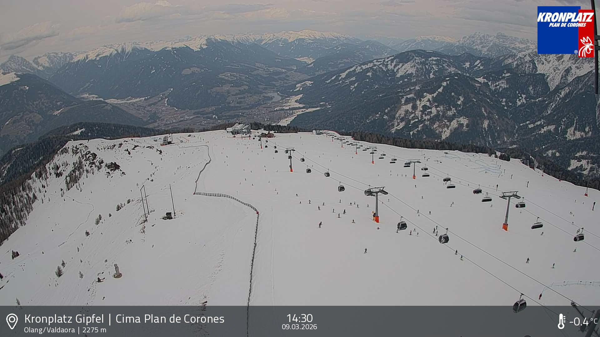 Archiv Foto Webcam Olang, Südtirol