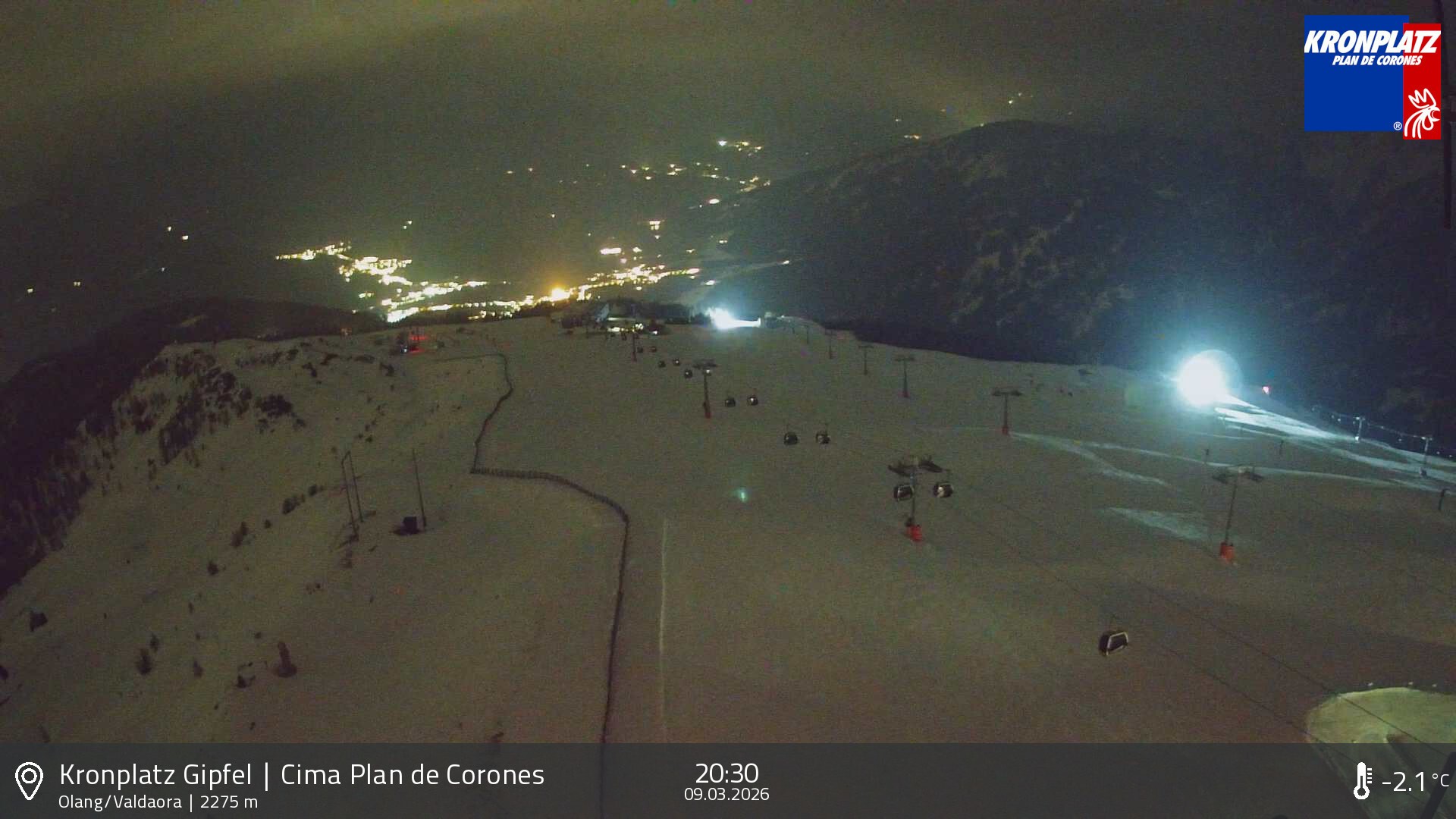 Archived image Webcam Olang, South Tyrol
