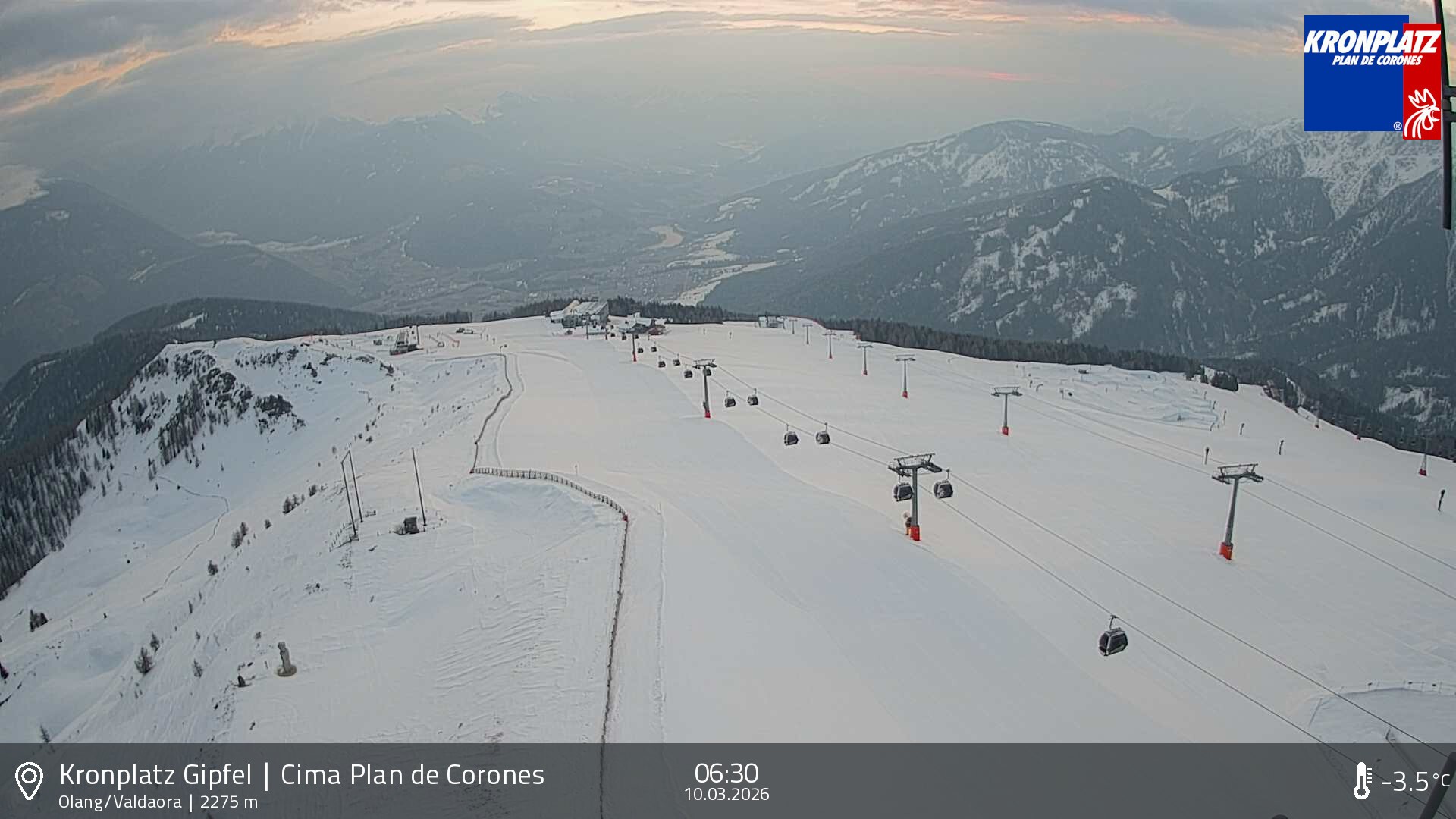 Archiv Foto Webcam Olang, Südtirol