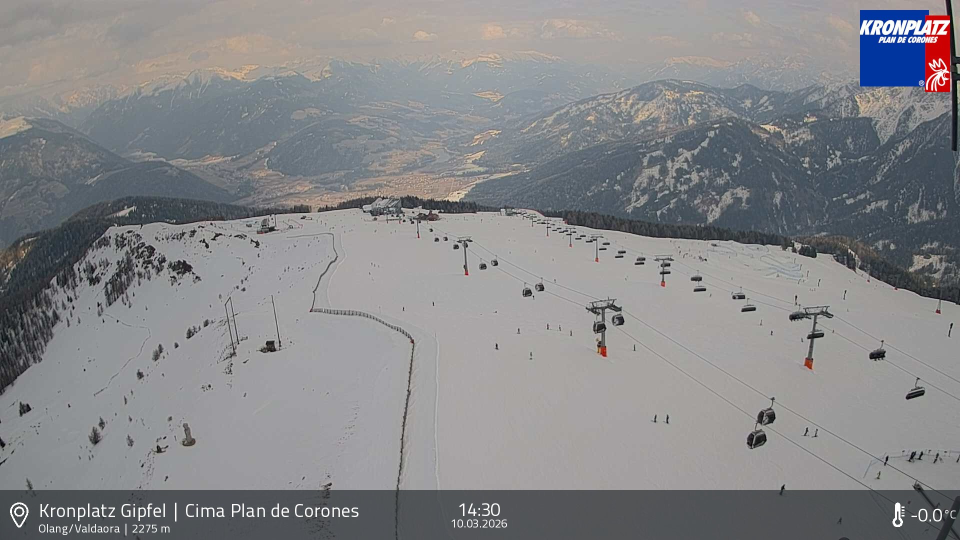 Archived image Webcam Olang, South Tyrol