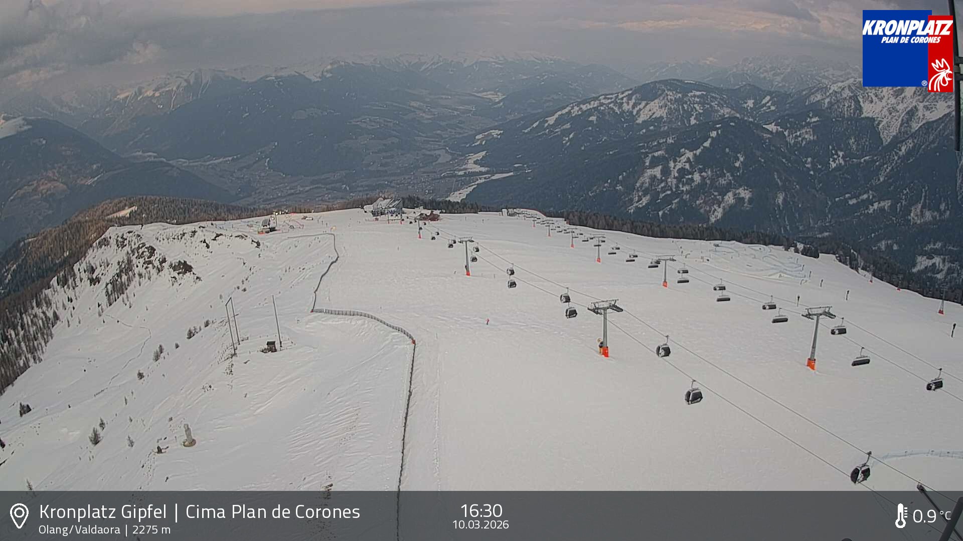 Archived image Webcam Olang, South Tyrol