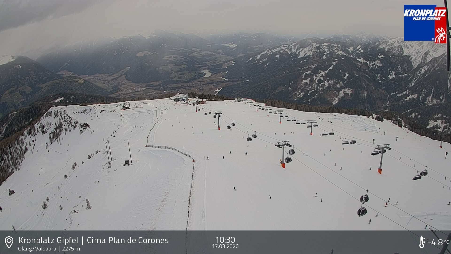 Archiv Foto Webcam Olang, Südtirol