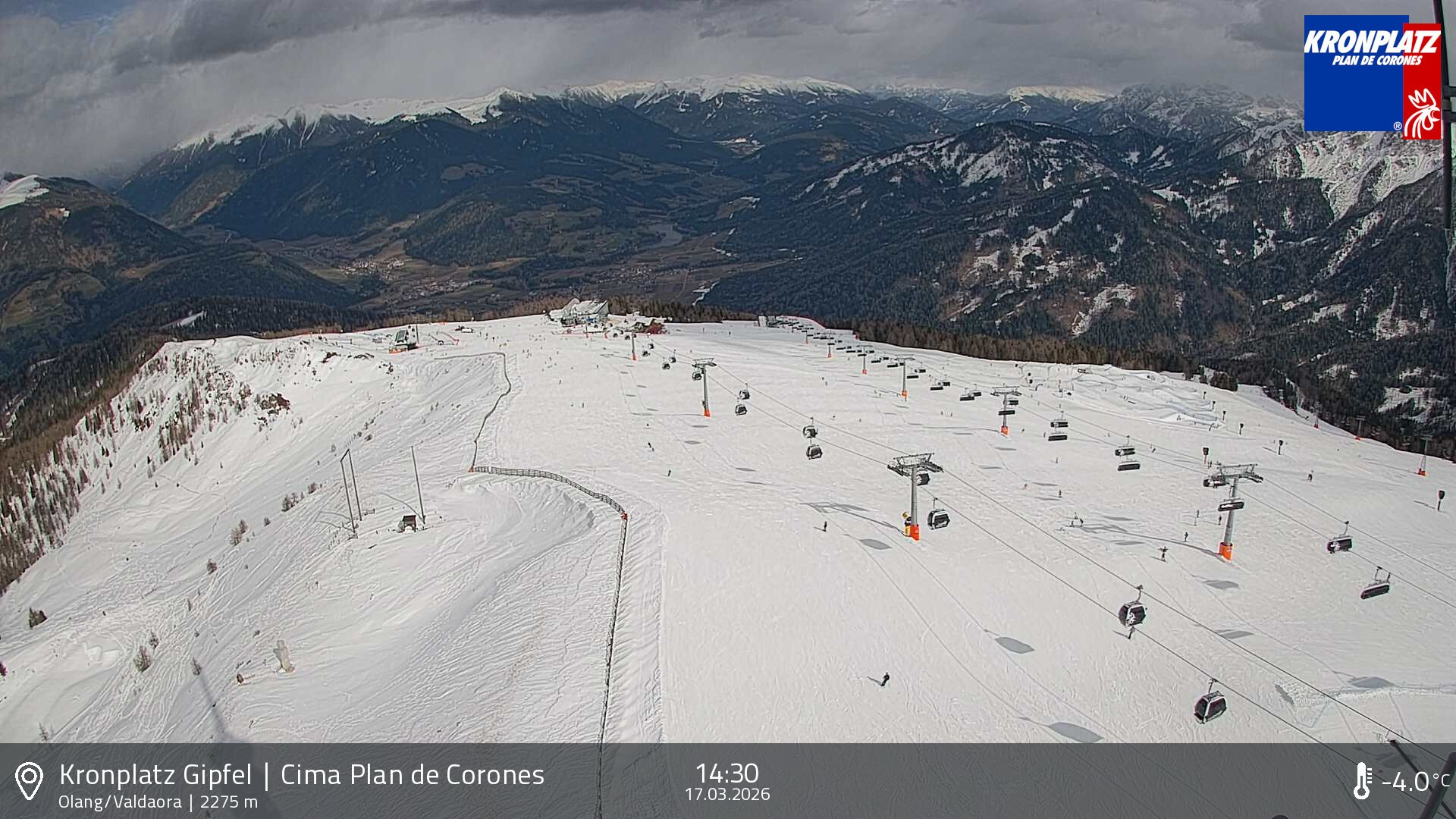 Archiv Foto Webcam Olang, Südtirol