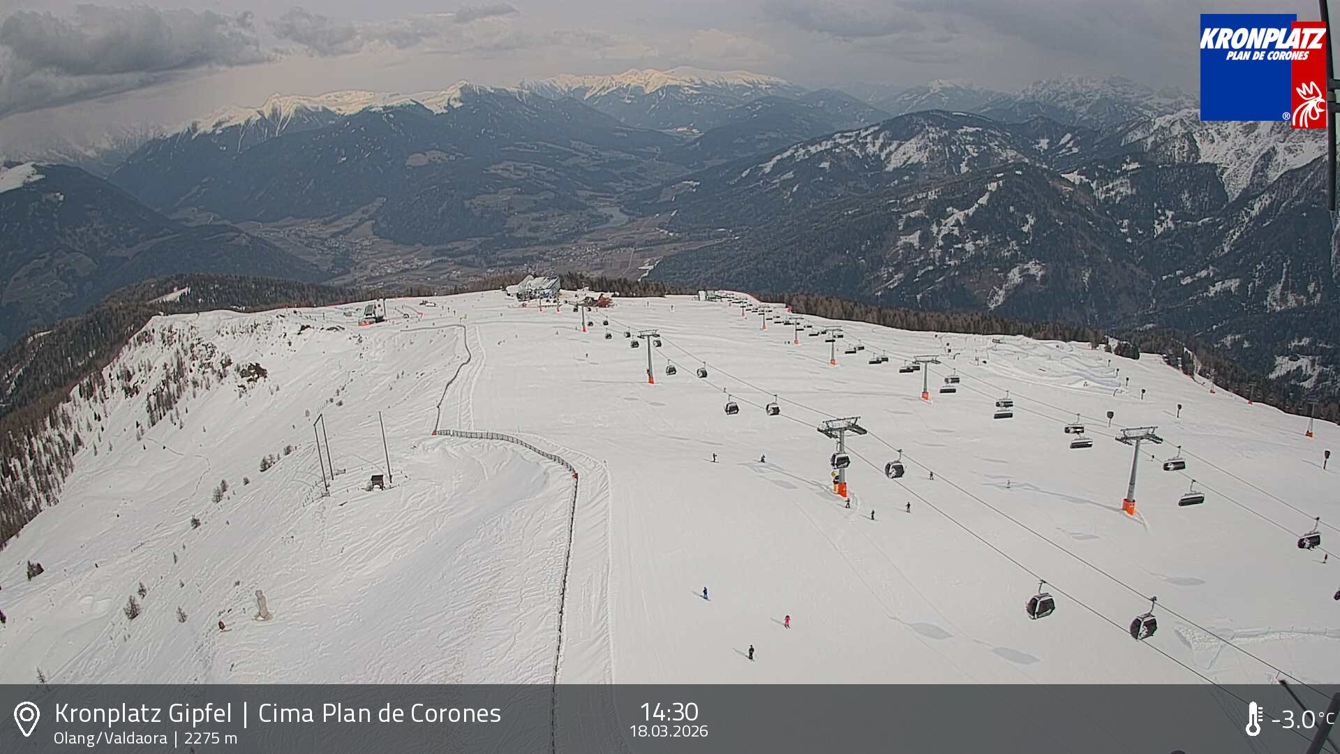 Archiv Foto Webcam Olang, Südtirol