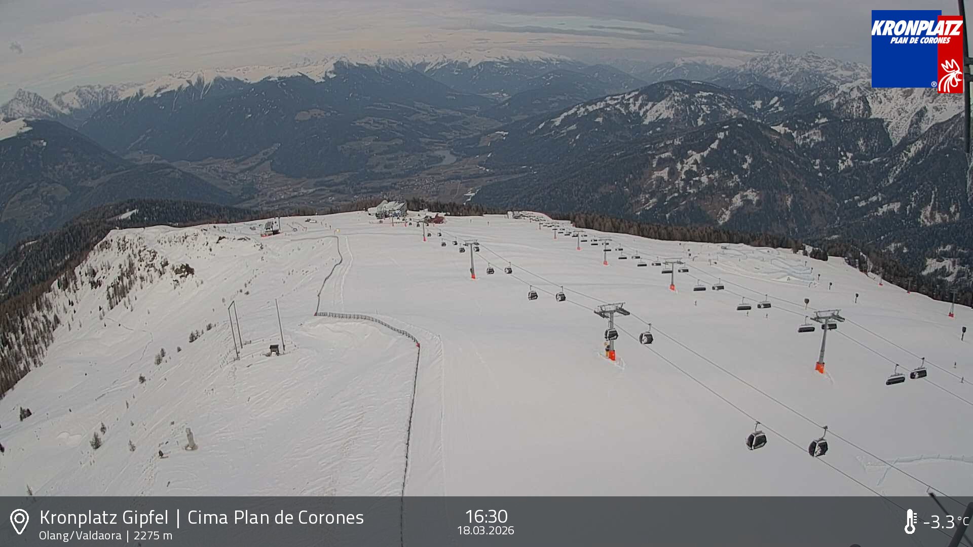 Archiv Foto Webcam Olang, Südtirol