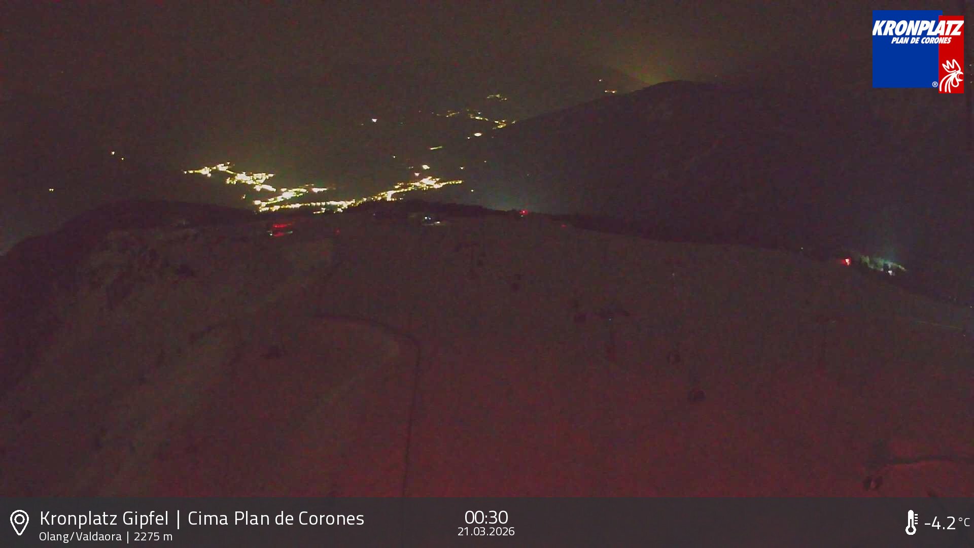 Archived image Webcam Olang, South Tyrol